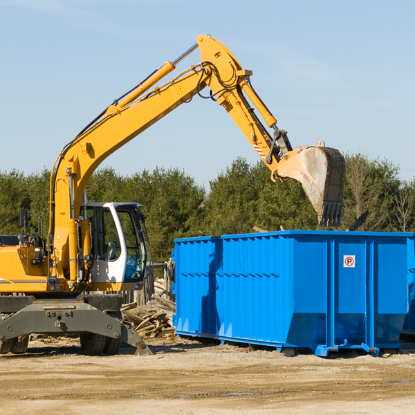 what size residential dumpster rentals are available in Palmdale